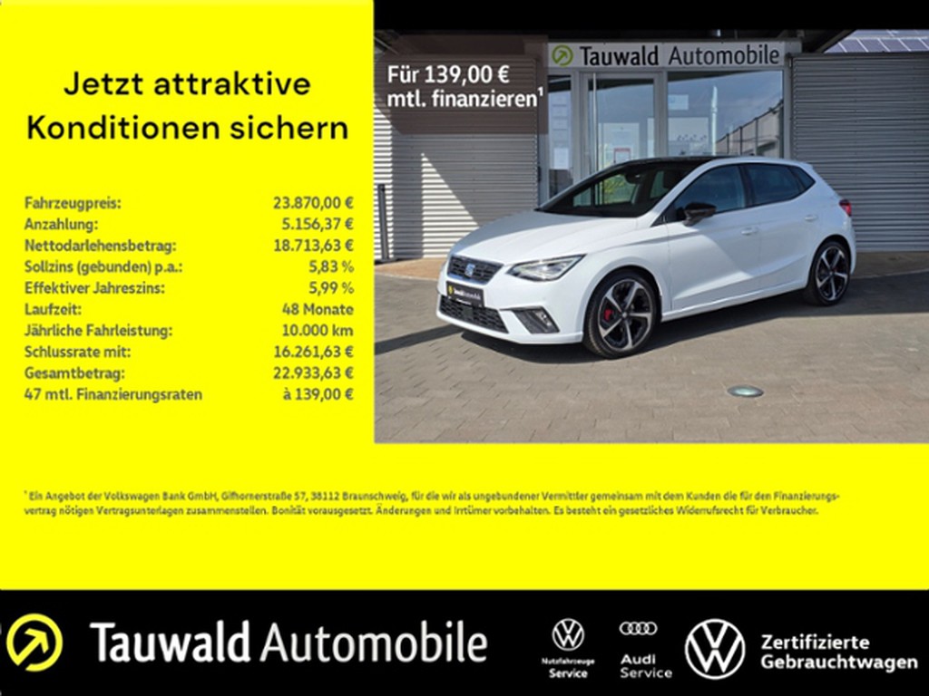 Seat Ibiza 1.0 TSI FR FULL XL