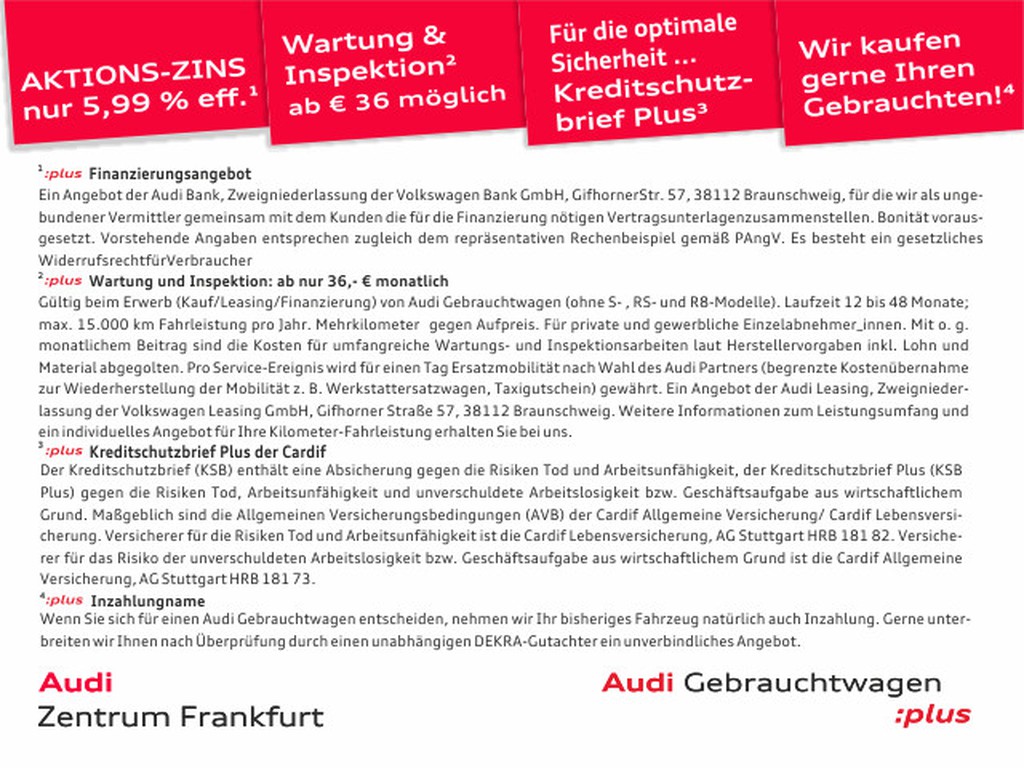 Audi S8 TFSI Laser ° Massage