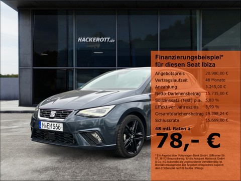 Seat Ibiza 1.0 TSI FR PRO BLACK EDITION