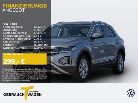 Volkswagen T-Roc 2.0 TDI STYLE IQ LIGHT