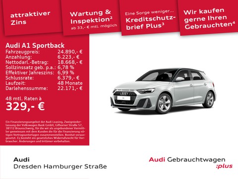 Audi A1 Sportback 25TFSI S line