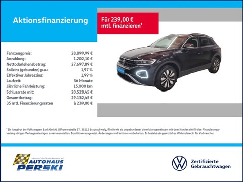 Volkswagen T-Roc 1.0 TSI Goal Anschlussgarantie