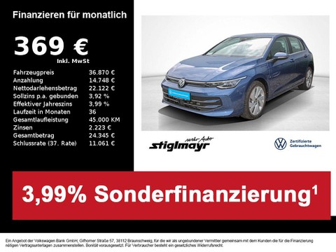 Volkswagen Golf 1.5 TSI VIII Style STIZHG