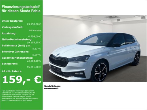 Skoda Fabia 1.5 TSI Monte Carlo Assisted Drive