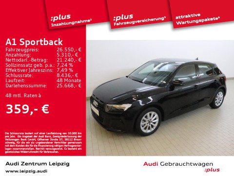 Audi A1 Sportback 30 TFSI advanced