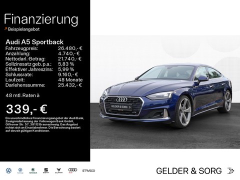 Audi A5 Sportback 40 TDI advanced