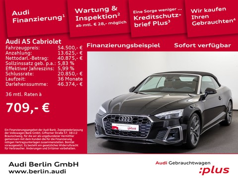 Audi A5 Cabriolet S line 40 TFSI qu