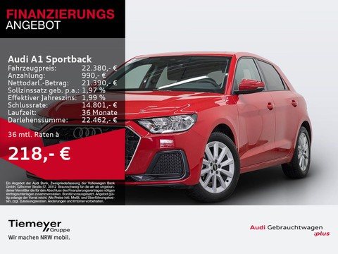 Audi A1 Sportback 25 TFSI ADVANCED SMART-INT PRIVACY