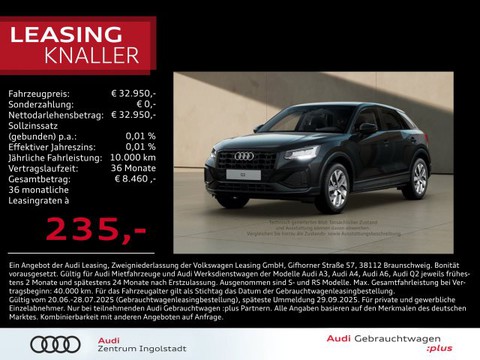 Audi Q2 Advanced 35 TDI Optik-schwarz