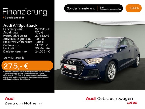 Audi A1 Sportback 25 TFSI Advanced Smartphone Interface