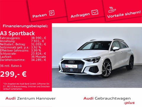 Audi A3 Sportback S line 40 TFSIe