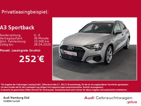 Audi A3 Sportback 30 TDI advanced