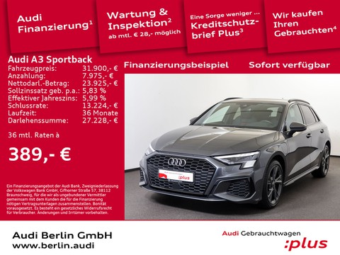 Audi A3 Sportback 40 TFSI e S line