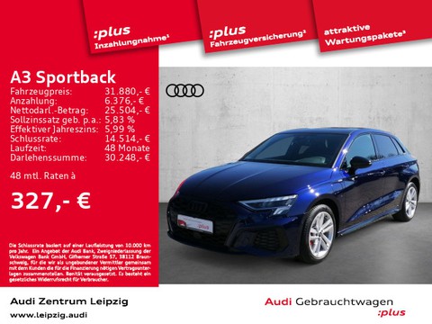 Audi A3 Sportback 45 TFSIe S line