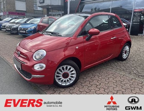 Fiat 500 1.0 Hybrid Red Cabrio