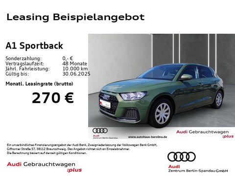 Audi A1 Sportback 25 TFSI adv