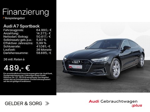 Audi A7 Sportback 50 TFSIe quattro Stadt Tour