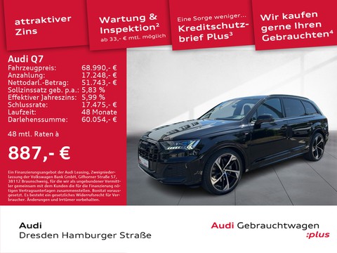 Audi Q7 50 TDI S line quattro Allradlenkung