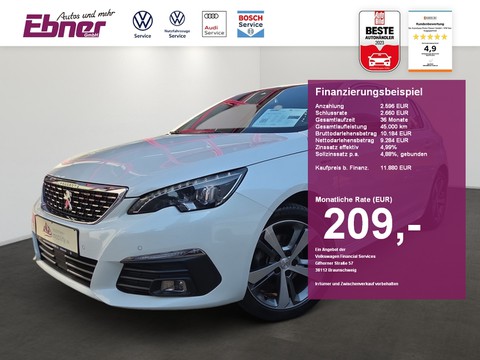 Peugeot 308 1.2 ALLURE GT-LINE T 130PS MASSAGE