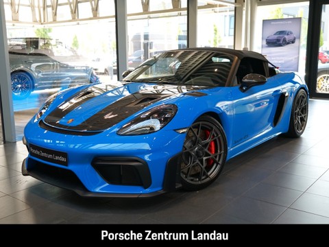 Porsche 718 Spyder Sharkblue Weissach-Paket