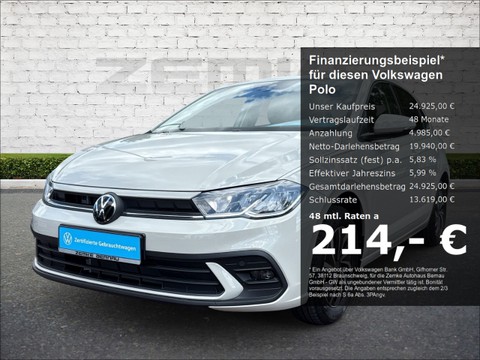 Volkswagen Polo 1.0 TSI Life Digitales Spurhalteass