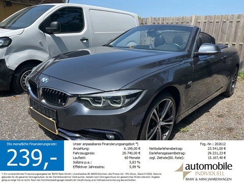 BMW 430 i xDr Cabrio Sport Line H&K