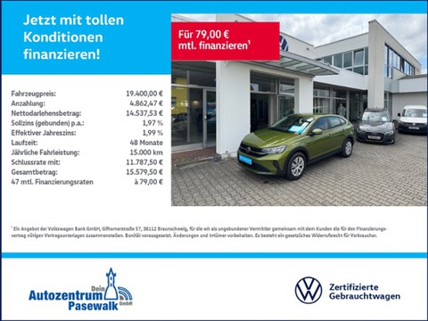 Volkswagen Taigo 1.0 TSI Anschlussgarantie