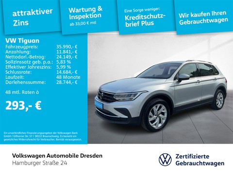 Volkswagen Tiguan 2.0 TDI Life FSHZG TRAV