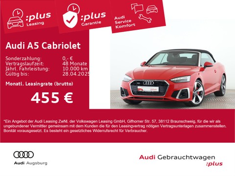 Audi A5 Cabriolet 40 TFSI qu 2x S line 8-fach
