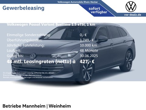 Volkswagen Passat Variant 1.5 Business eTSI OPF