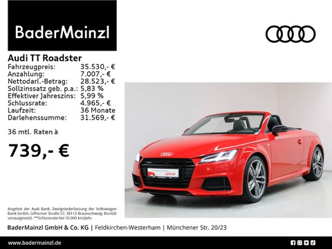Audi TT 2.0 TFSI quattro Roadster
