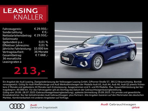 Audi A3 Sportback Advanced 35 TFSI