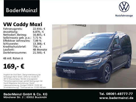 Volkswagen Caddy 2.0 l Maxi Style TDI Frontantrieb Radst 2970