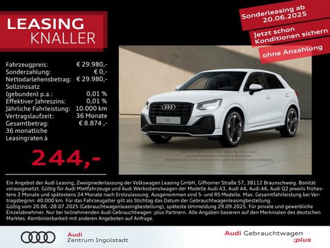 Audi Q2 S line 30 TDI Optik-schwarz