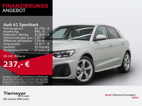 Audi A1 Sportback 25 TFSI S LINE LM17 OPS