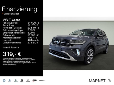 Volkswagen T-Cross 1.0 l TSI Style OPF P S)