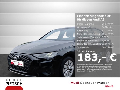 Audi A3 Sportback 40 TFSIe Dig