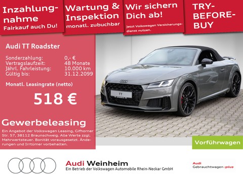 Audi TT Roadster 40 TFSI Black S-Line Competition Plus-Paket S-Innen