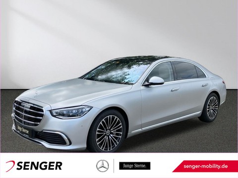 Mercedes-Benz S 580 E lang matt-silber foliert 19