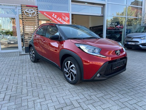 Toyota Aygo X Teamplayer Musikstreaming Spurhalteass