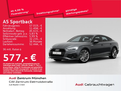 Audi A5 Sportback 40 TFSI S line