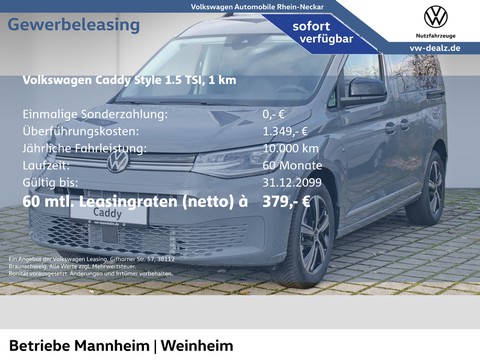 Volkswagen Caddy 1.5 TSI Style