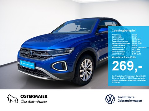 Volkswagen T-Roc Cabriolet 1.0 TSI STYLE 116PS APP-C LKRD-HZG