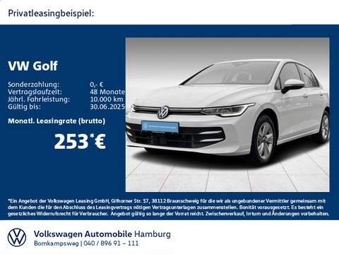 Volkswagen Golf 1.5 TSI VIII Life