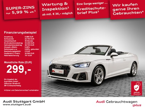 Audi A5 Cabriolet 35 TFSI S line