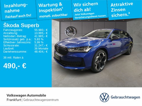 Skoda Superb 2.0 TDI Combi Sportline € 1 000 - Wechselwochen bis 28 02 25
