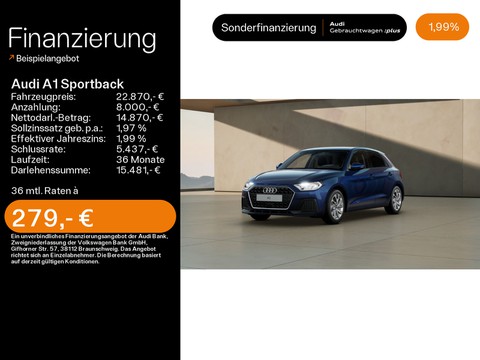 Audi A1 Sportback advanced 30 TFSI Digital