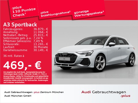 Audi A3 Sportback 35 TDI 2x S line SONOS