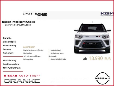 Ssangyong Tivoli Nomad Automatic MJ25