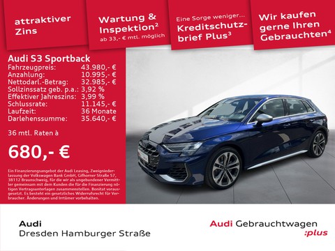 Audi S3 2.0 TFSI Sportback